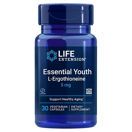 Life Extension Essential Youth L-Ergothioneine Doplněk stravy s ergothioneinem