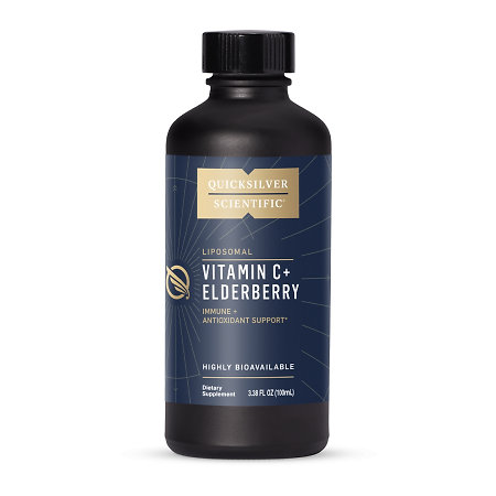 Quicksilver Scientific Vitamin C+ Elderberry Food supplement with vitamin C and black elderberry