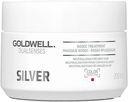Goldwell Dualsenses Silver 60Sec Treatment stříbrná maska pro blond vlasy