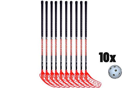 Oxdog WINNER 33 + 10 BALLS Floorball Set