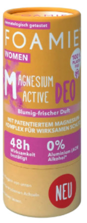 Foamie Happy Day Solid Deodorant active deodorant with floral fragrance for women