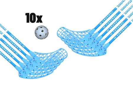 FLOORBEE Junkers JET SMU + 10 Balls Florbalová sada