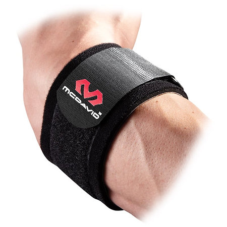 McDavid 486 Tennis Elbow Strap / Adjustable Black OS Tennis Elbow strap