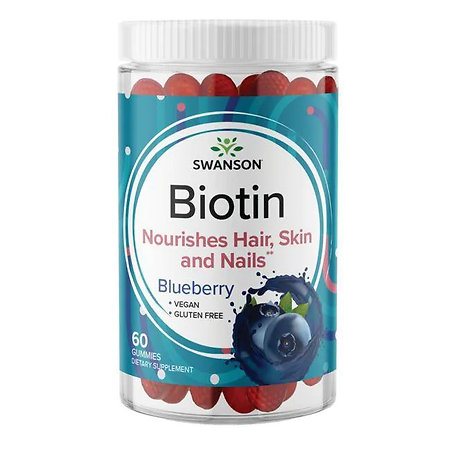 Swanson Biotin Doplněk stravy s biotinem