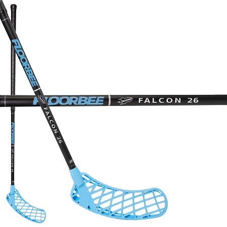 FLOORBEE Falcon 26 Carbon Composite Black/Blue Florbalová hůl