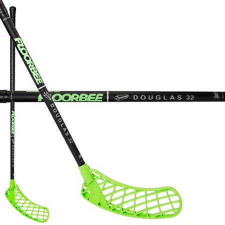FLOORBEE Douglas 32 Composite Black/Green Floorball stick