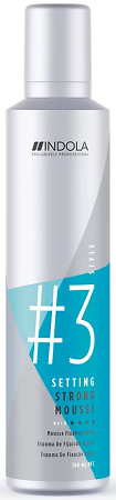 Indola Strong Mousse Styling-Mousse für Volumen