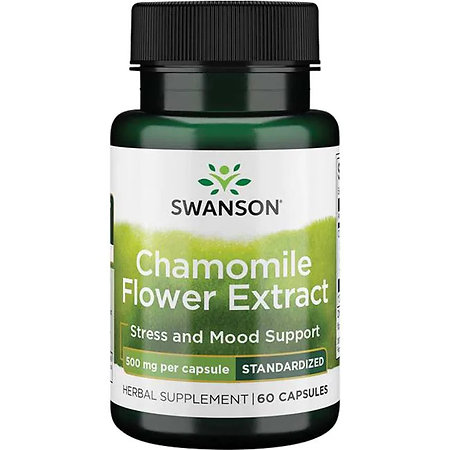 Swanson Chamomile Flower Extract Nahrungsergänzungsmittel mit Kamille