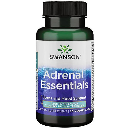Swanson Adrenal Essentials Směs vitamínů, minerálů a bylin
