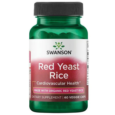Swanson Red Yeast Rice Doplnok stravy s červenou kvasnicovou ryžou