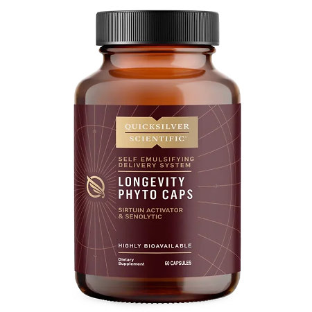 Quicksilver Scientific Longevity Phyto Caps Doplněk stravy pro podporu dlouhověkosti
