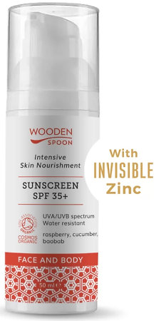 Wooden Spoon Sunsreen Lotion SPF 35+ opaľovacie mlieko na telo a tvár SPF 35