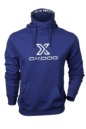 Oxdog GLOW HOODIE Blue Mikina s kapucňou