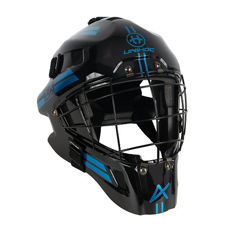 Unihoc ALPHA 44 black/blue Brankářská maska
