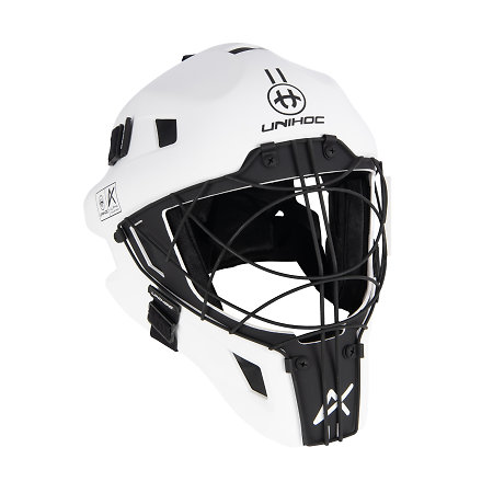 Unihoc ALPHA 66 white Brankářská maska