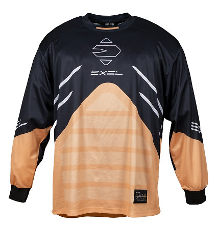 Exel G MAX GOALIE JERSEY PEACH/BLACK Brankársky dres