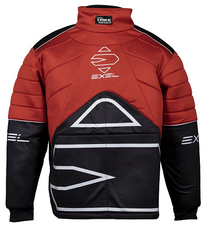 Exel G STAR GOALIE JERSEY BLACK/RED Brankársky dres