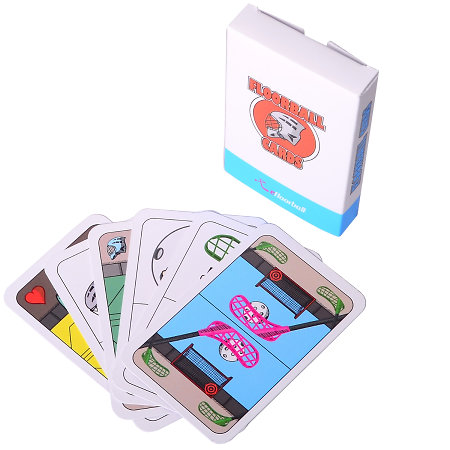 Necy efloorball karty Florbalové hracie karty