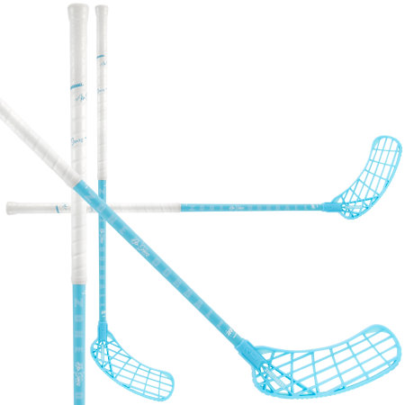 Zone floorball HARDER AIR Light 31 white/ice blue Florbalová hokejka