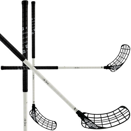 Zone floorball ZUPER AIR JR 35 glowing white Floorball stick