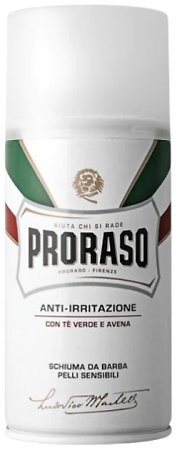 Proraso Shaving Foam Sensitive Skin shaving foam with green tea for sensitive skin