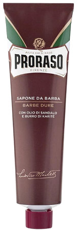 Proraso Shaving Cream Tube vyživující krém na holení pro hrubé vousy