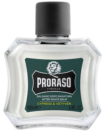 Proraso Single Blade After Balm Cypress & Vetyver balzám po holení s vůní cypřiše a trávy vetyver