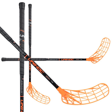 Unihoc UNILITE PRODIGY 36 black/neon orange Florbalová hůl