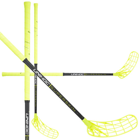 Unihoc UNILITE SUPERSKIN MID 29 neon yellow Florbalová hůl