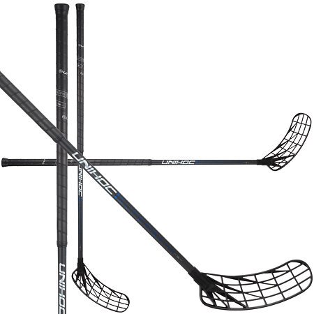 Unihoc UNILITE SUPERSKIN MAX TITAN 29 black/blue Florbalová hůl