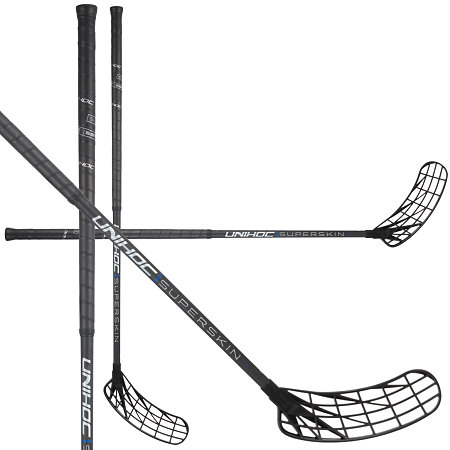 Unihoc UNILITE SUPERSKIN MAX TITAN 26 black/blue Florbalová hůl
