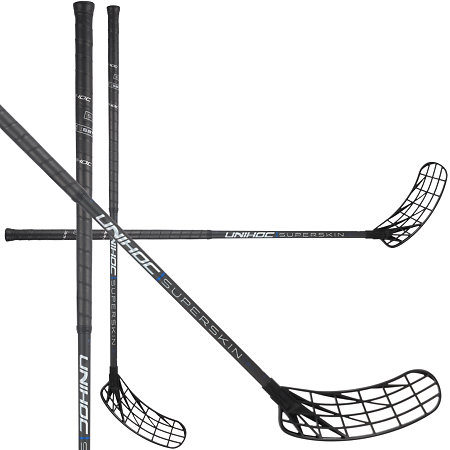 Unihoc UNILITE SUPERSKIN MAX TITAN 26 Oval black/blue Florbalová hůl