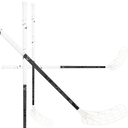 Unihoc UNILITE CARBSKIN Curve 1.0º TITAN 26 white Floorball Schläger