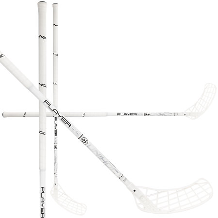 Unihoc PLAYER 26 X-LONG white/silver Florbalová hůl
