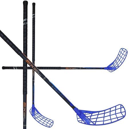 Exel E-FECT BLACK 2.6 ROUND MB blue Florbalová hůl