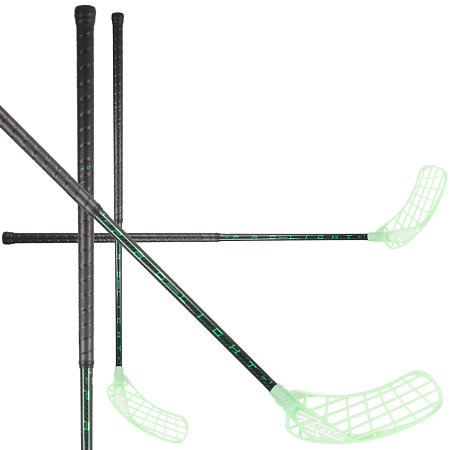 Zone floorball HYPER PROLIGHT 3K 27 carbon/green Florbalová hůl
