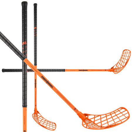 Zone floorball HYPER Composite Light 29 black/lava Florbalová hůl