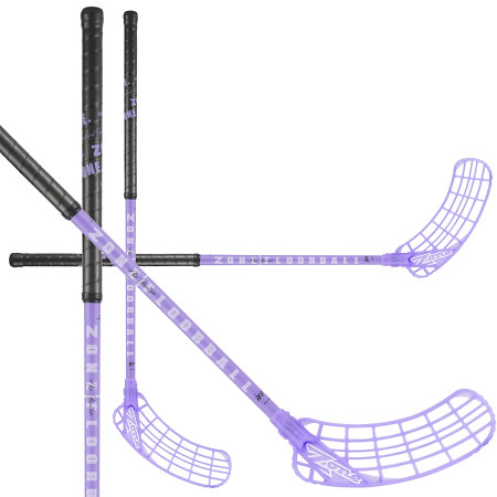 Zone floorball ZUPER AIR JR 35 black/purple (TS) Florbalová hůl