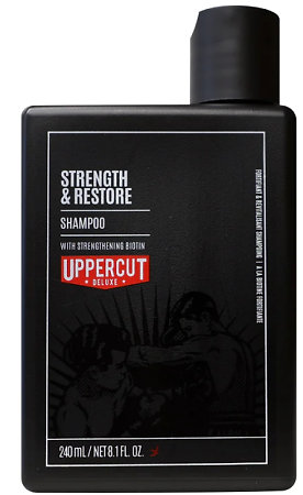 Uppercut Deluxe Strength & Restore Shampoo shampoo to strengthen and restore thinning hair
