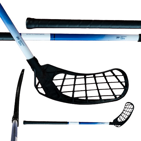 Salming Q2 MID LITE F35 Blue/White Florbalová hůl