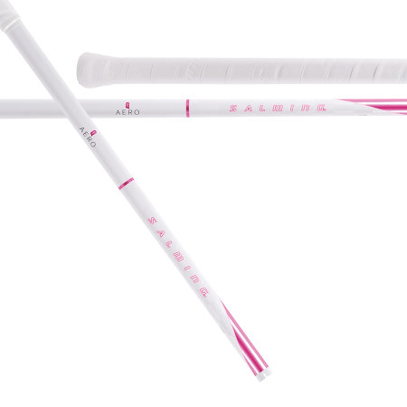 Salming Q-Series Aero F27 White/Pink Shaft florbalové hole