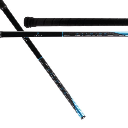 Salming P-Series Aero F27 Black/Blue Shaft florbalové hole