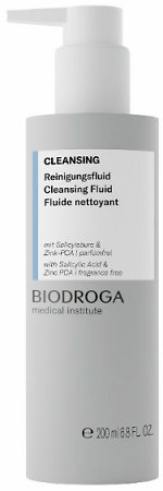 Biodroga Cleansing Medical Cleansing Fluid Reinigungsflüssigkeit zur wirksamen Entfernung von Schmutz und Make-up
