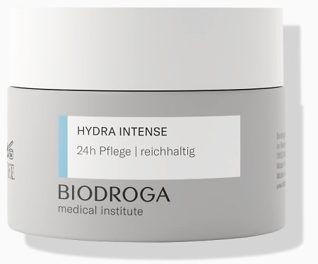 Biodroga Hydra Intense 24h Care Rich 24-Stunden-Pflege für geschmeidige und zarte Haut