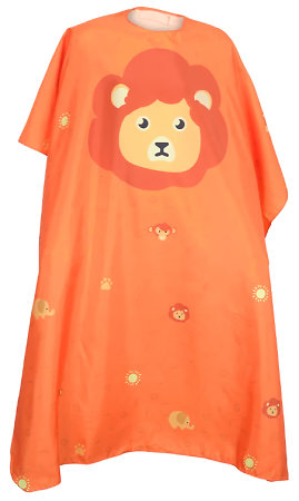 Olivia Garden Kids Cutting Cape Leo Orange