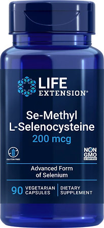 Life Extension Se-Methyl L-Selenocysteine Nahrungsergänzungsmittel mit Selen