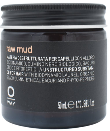 Oway Raw Mud styling clay with a matte finish
