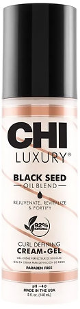 CHI Luxury Black Seed Oil Curl Defining Cream-Gel Stylingcreme für krauses Haar