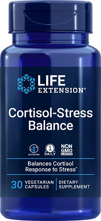 Life Extension Cortisol-Stress Balance Nahrungsergänzungsmittel mit Pflanzenextrakten