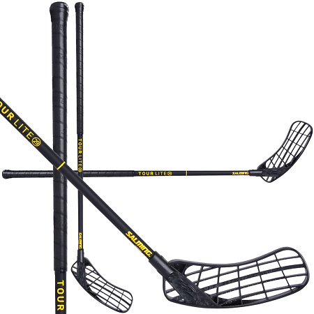 Salming Hawk Tourlite SMU F29 Black/Yellow Florbalová palica